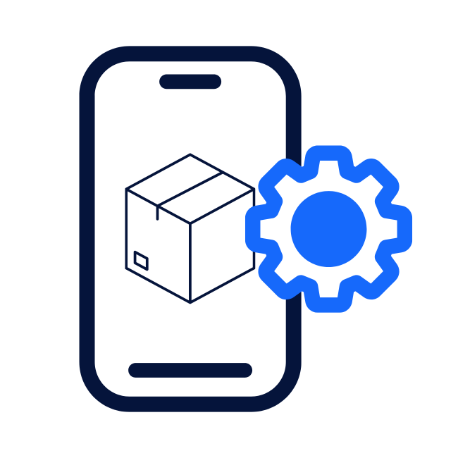 mobile dimensioning icon