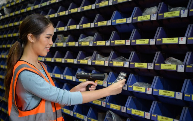 warehouse slotting data, cube utilization, pick face sizing, product dimensioning
